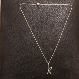 Tiffany & Co K initial necklace